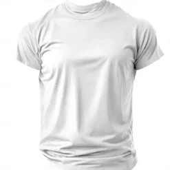 Clearance OUKU Men's Letter T Shirt Tee Top Cotton Short Sleeve Graphic Shirt Black White Comfortable Tee Vacation Street Fashion Designer Clothing