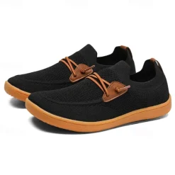 Outlet OUKU Men's Lightweight Barefoot Shoes – Breathable Casual Sneakers with Slip-On Design for Walking, Travel, and Everyday Comfort