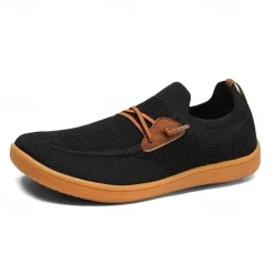Outlet OUKU Men's Lightweight Barefoot Shoes – Breathable Casual Sneakers with Slip-On Design for Walking, Travel, and Everyday Comfort