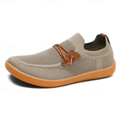 Outlet OUKU Men's Lightweight Barefoot Shoes – Breathable Casual Sneakers with Slip-On Design for Walking, Travel, and Everyday Comfort