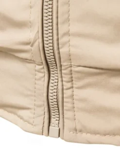 Outlet OUKU Men's Lightweight Jacket Bomber Jacket Sports Outdoor Casual Daily Windbreaker Zipper Spring & Fall Color Block Casual Regular Camel Black Green Khaki Dark Blue Jacket