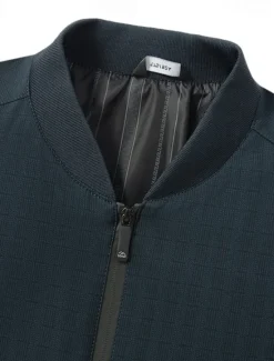 New OUKU Men's Lightweight Jacket Formal Office Zip Up Spring Spring & Fall Neutral Daily Navy Blue Army Green Jacket