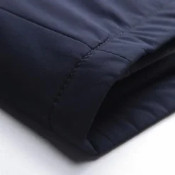 OUKU Men's Lightweight Jacket Summer Jacket Shirt Jacket Windbreaker Daily Wear Casual Daily Front Zipper Inside Pocket Cross-Seasons Fall & Winter Solid Colored Casual Daily Office Lapel Regular Black