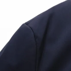 OUKU Men's Lightweight Jacket Summer Jacket Shirt Jacket Windbreaker Daily Wear Casual Daily Front Zipper Inside Pocket Cross-Seasons Fall & Winter Solid Colored Casual Daily Office Lapel Regular Black