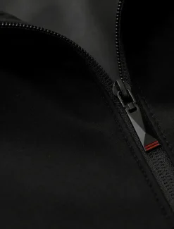 Outlet OUKU Men's Lightweight Jacket Training Outdoor Windproof Zip Up Pocket Spring Fall Solid Color Elegant Vacation Standing Collar Black Dark Red Navy Blue Khaki Jacket