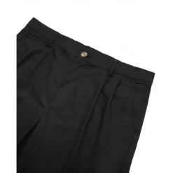 Clearance OUKU Men's Linen Pants Trousers Summer Pants Pleated Pants Front Pocket Straight Leg Plain Comfort Breathable Casual Daily Holiday Fashion Basic Black White