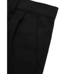 Clearance OUKU Men's Linen Pants Trousers Summer Pants Pleated Pants Front Pocket Straight Leg Plain Comfort Breathable Casual Daily Holiday Fashion Basic Black White
