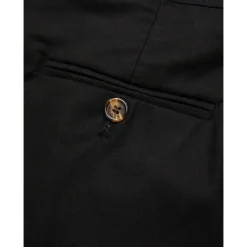 Clearance OUKU Men's Linen Pants Trousers Summer Pants Pleated Pants Front Pocket Straight Leg Plain Comfort Breathable Casual Daily Holiday Fashion Basic Black White