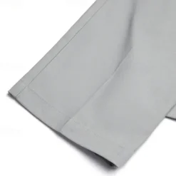 Discount OUKU Men's Linen Pants Trousers Summer Pants Front Pocket Pleats Straight Leg Plain Comfort Breathable Casual Daily Holiday Fashion Basic Black White