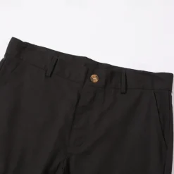 Clearance OUKU Men's Linen Pants Trousers Summer Pants Multi Pocket Straight Leg Plain Comfort Breathable Full Length Outdoor Daily Going out Fashion Streetwear Black White