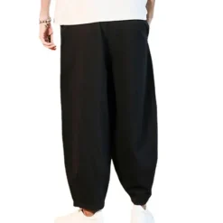 Discount OUKU Men's Linen Pants Trousers Summer Pants Beach Pants Pleated Pants Drawstring Elastic Waist Plain Comfort Outdoor Daily Holiday Fashion Casual Gray Green Black Inelastic