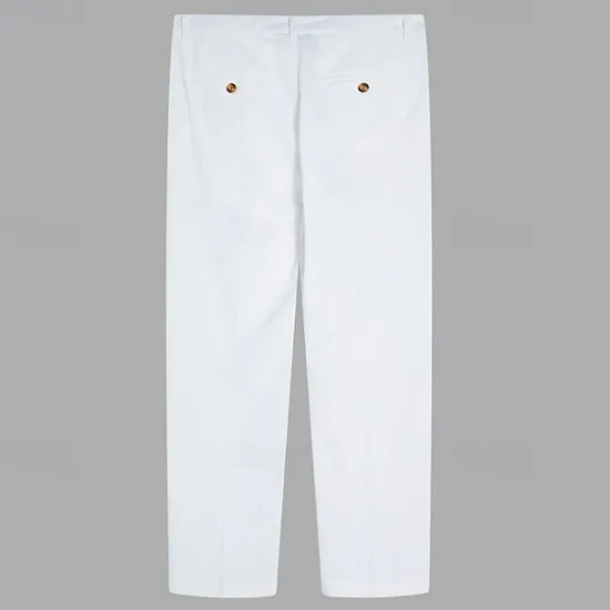 Best OUKU Men's Linen Pants Trousers Summer Pants Front Pocket Pleats Straight Leg Plain Comfort Breathable Casual Daily Holiday Fashion Basic Black White