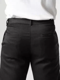Best OUKU Men's Linen Pants Trousers Chinos Summer Pants Pocket Plain Comfort Breathable Vacation Daily Holiday Simple Casual Dark Brown Black
