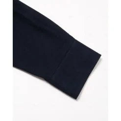 Hot OUKU Men's Linen Shirt Cotton Linen Shirt Long Sleeve Floral Turndown Spring & Fall Outdoor Causal Clothing Apparel Button Navy Blue