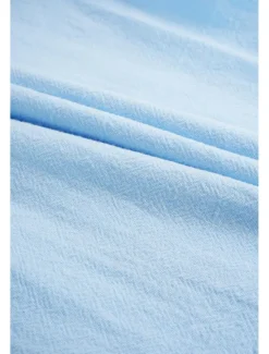 Best OUKU Men's Linen Shirt Summer Shirt Casual Shirt Plain Vacation Casual White Pink Sky Blue Brown Long Sleeve Tab Collar Spring & Summer Clothing Apparel