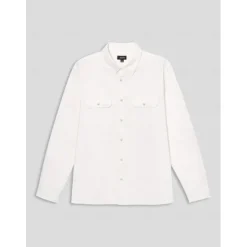 Outlet OUKU Men's Linen Shirt Long Sleeve Fold-over Collar Summer Spring & Fall Clothing Apparel Casual Shirt Button Down Shirt Plain Lapel Summer Casual Daily Clothing Apparel White