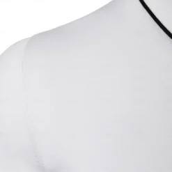 OUKU Men's Linen Silk Cotton Quarter Zip Pullover Sweater Knit Half Zip Knitwear Elegant Home Dailywear Clothing Apparel Fall Winter Black White S M L