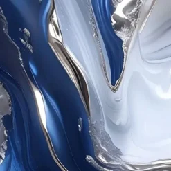 Online OUKU Men's Marble Abstract Liquid Art Shirt Satin Shirt Dress Shirt Long Sleeve Fashion Casual Vacation Dailywear Summer Spring Fall Turndown 3D Print Button Up Shirts Blue green Red Blue Green Gray