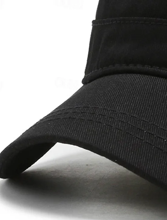 Discount OUKU Men's Military Cap Cadet Hat Black Army Green Polyester Pure Color Fashion Classic & Timeless Chic & Modern Outdoor Daily Pure Color Portable Breathable