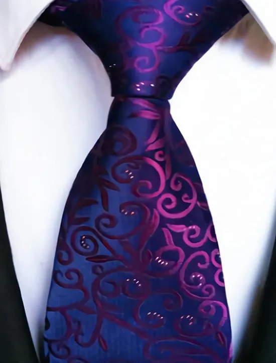 OUKU Men's Necktie - Floral Ties Classic Fashion Party Meeting Outfit Business Neck Ties 1 Pc Necktie Mens Classic Necktie Floral Neckties Print Jacquard Tie Fashion Vintage Formal Business