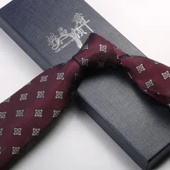 OUKU Men's Neckties Fashion Business Jacquard Argyle Wedding Party Daily Wear