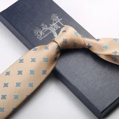 OUKU Men's Neckties Fashion Business Jacquard Argyle Wedding Party Daily Wear