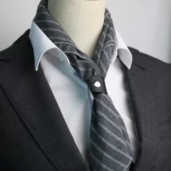 Online OUKU Men's Neckties Fashion Business Plain Wedding Party Daily Wear