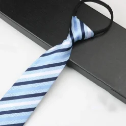 Sale OUKU Men's Neckties Fashion Business Jacquard Stripes Wedding Party Daily Wear