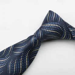 Sale OUKU Men's Neckties Fashion Business Print Pattern Wedding Party Daily Wear