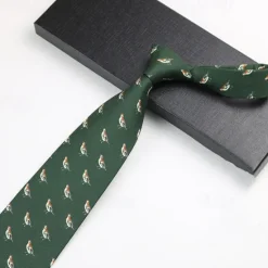 Online OUKU Men's Neckties Fashion Business Print Pattern Wedding Party Daily Wear