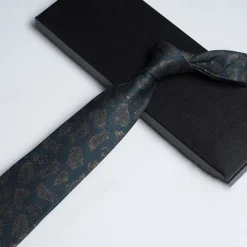 OUKU Men's Neckties Fashion Business Jacquard Pattern Wedding Party Daily Wear