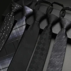 Online OUKU Men's Neckties Fashion Business Jacquard Pattern Wedding Party Daily Wear