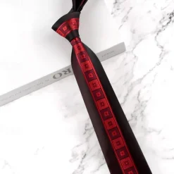 Online OUKU Men's Neckties Fashion Formal Classic Color Block Wedding Party Daily Wear