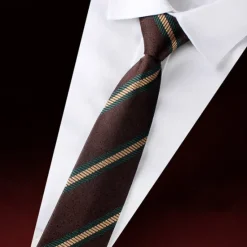 Sale OUKU Men's Neckties Fashion Formal Basic Stripes Wedding Party Daily Wear