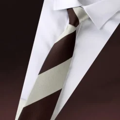 Sale OUKU Men's Neckties Fashion Formal Basic Stripes Wedding Party Daily Wear