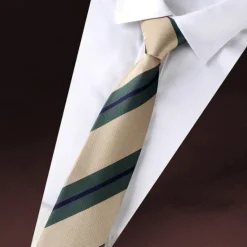 Sale OUKU Men's Neckties Fashion Formal Basic Stripes Wedding Party Daily Wear