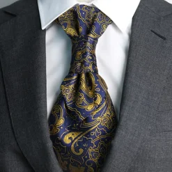 Online OUKU Men's Neckties Men Ties Adjustable Bow Plain Wedding Birthday Party