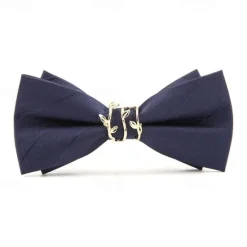 Sale OUKU Men's Neckties Modern Contemporary Metal Solid Color Wedding Party Daily Wear
