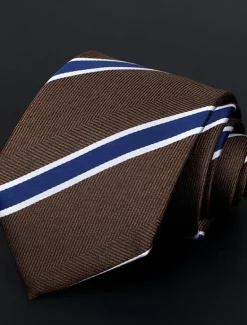 Hot OUKU Men's Neckties Sexy Patterned Wedding Party Daily Wear