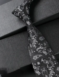 Outlet OUKU Men's Neckties Sexy Patterned Wedding Party Daily Wear