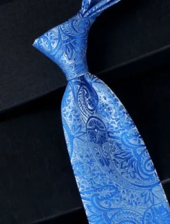 Hot OUKU Men's Neckties Sexy Patterned Wedding Party Daily Wear