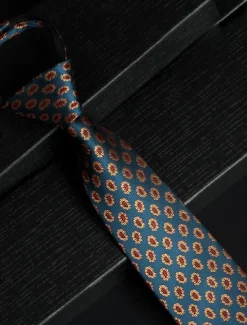 New OUKU Men's Neckties Sexy Patterned Wedding Party Daily Wear