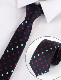 Best OUKU Men's Neckties Sexy Patterned Wedding Party Daily Wear