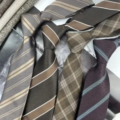 New OUKU Men's Neckties Sexy Stripes Wedding Party Daily Wear