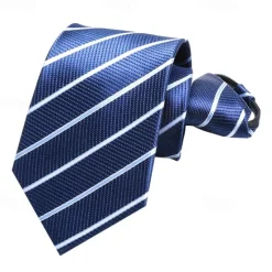 Clearance OUKU Men's Neckties Zip Tie Men Ties Zipper Tie Bow Striped Wedding Birthday Party