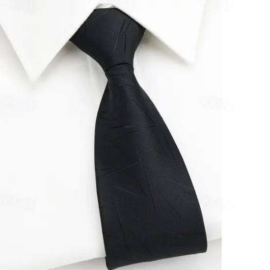 Clearance OUKU Men's Neckties Zip Tie Men Ties Zipper Tie Bow Striped Wedding Birthday Party