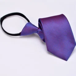 Clearance OUKU Men's Neckties Zip Tie Men Ties Zipper Tie Adjustable Bow Polka Dot Plain Striped Wedding Birthday Party