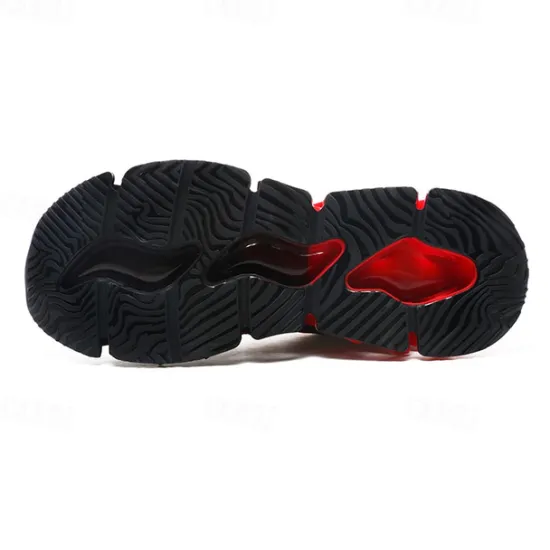 Online OUKU Men's Neon Green Flame Sneakers, Bold Wave Design with Breathable Upper and Cushioned Sole, Perfect for Streetwear and Active Lifestyle