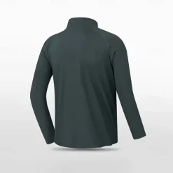 Hot OUKU Men's Non Iron Quarter Zip Sweatshirt Black Blue Light Grey Dark Gray High Neck Plain Zipper Sports & Outdoor Casual Daily Workout Athletic Summer Spring Clothing Apparel Hoodies Sweatshirts