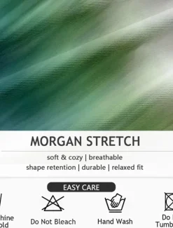 Sale OUKU Men's Ombre Dress Pants Mid Waist Business Casual Wedding Dailywear Pocket Straight Leg Trousers Summer Spring Fall 3D Print Blue Green